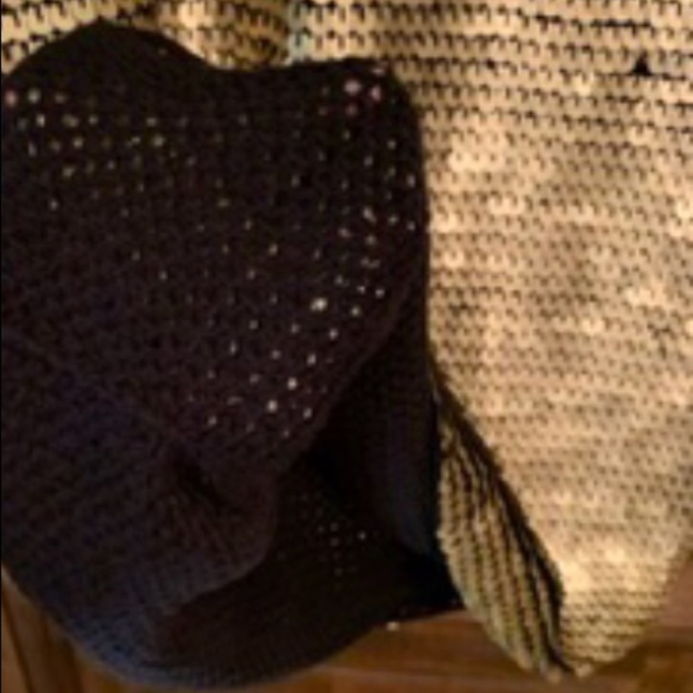 Gold Party Dress w/sequins - Picture 4 of 7